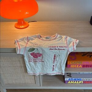 Vintage graphic Cherry tee (cropped)